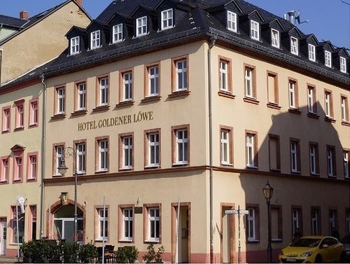 Hotel Goldener Loewe Waldheim Екстериор снимка